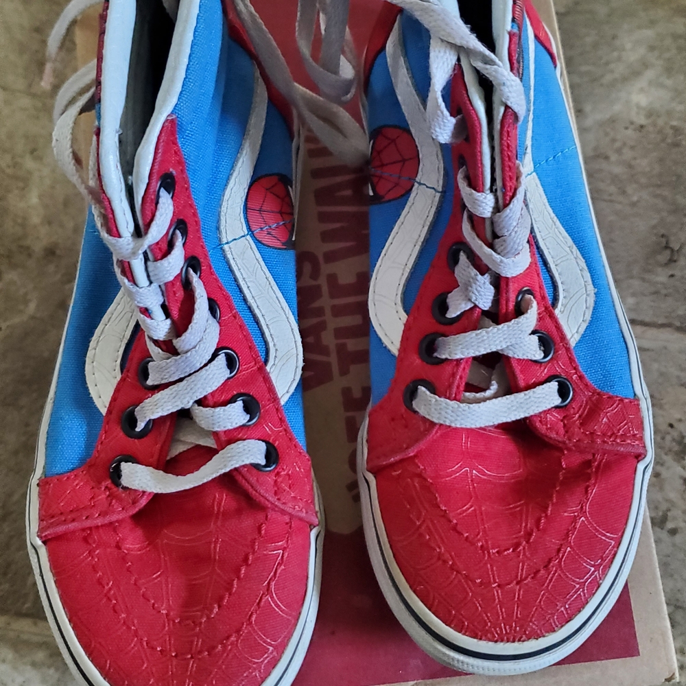 Vans Kids Spider-Man Sneakers - Red and Blue